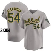 Scott Alexander Men's Oakland Athletics Gray Limited Away Jersey