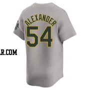 Scott Alexander Men's Oakland Athletics Gray Limited Away Jersey