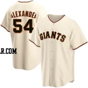 Scott Alexander Men's San Francisco Giants Cream Replica Home Jersey