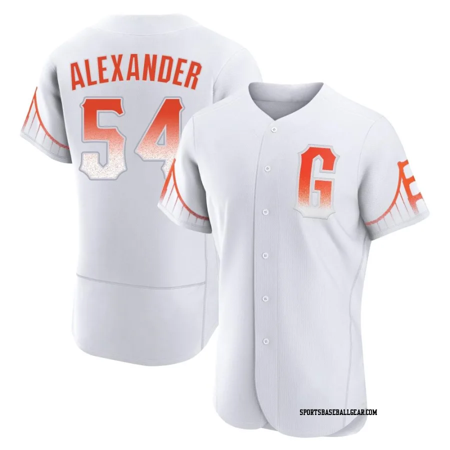 Scott Alexander Men's San Francisco Giants White Authentic 2021 City Connect Jersey