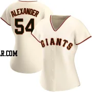 Scott Alexander Women's San Francisco Giants Cream Authentic Home Jersey