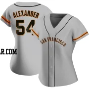 Scott Alexander Women's San Francisco Giants Gray Replica Road Jersey