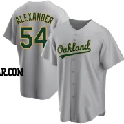 Scott Alexander Youth Oakland Athletics Gray Replica Road Jersey