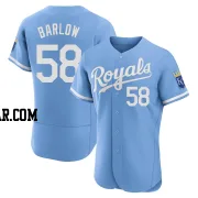 Scott Barlow Men's Kansas City Royals Light Blue Authentic 2022 Alternate Jersey