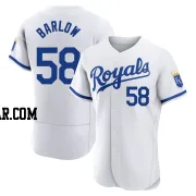 Scott Barlow Men's Kansas City Royals White Authentic 2022 Home Jersey