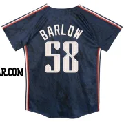 Scott Barlow Toddler Cleveland Guardians Navy Limited Preschool & 2024 City Connect Jersey