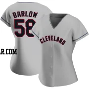 Scott Barlow Women's Cleveland Guardians Gray Replica Road Jersey