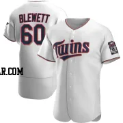 Scott Blewett Men's Minnesota Twins White Authentic Home Jersey