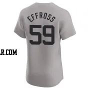 Scott Effross Men's New York Yankees Gray Elite Road Jersey