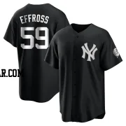 Scott Effross Youth New York Yankees Black/White Replica Jersey