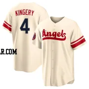 Scott Kingery Men's Los Angeles Angels Cream Replica 2022 City Connect Jersey