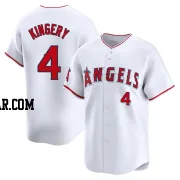 Scott Kingery Men's Los Angeles Angels White Limited Home Jersey