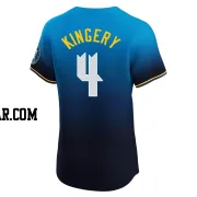 Scott Kingery Men's Philadelphia Phillies Blue Elite 2024 City Connect Jersey