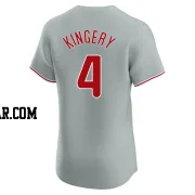 Scott Kingery Men's Philadelphia Phillies Gray Elite Road Jersey