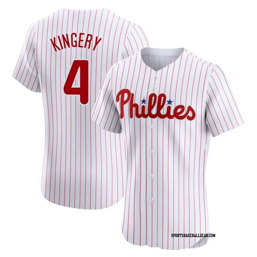 Scott Kingery Men's Philadelphia Phillies White Elite Home Jersey