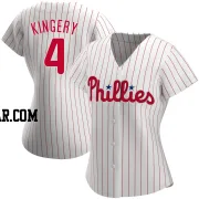 Scott Kingery Women's Philadelphia Phillies White Authentic Home Jersey