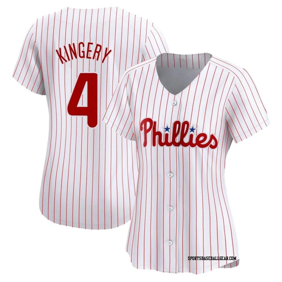 Scott Kingery Women's Philadelphia Phillies White Limited Home Jersey