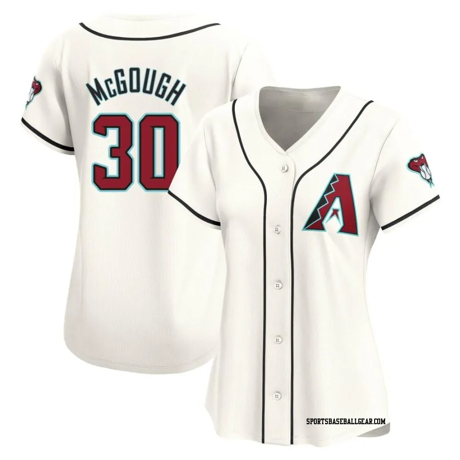 Scott McGough Women's Arizona Diamondbacks White Limited Home Jersey