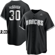 Scott McGough Youth Arizona Diamondbacks White Replica Black 2023 World Series Jersey