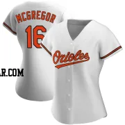 Scott Mcgregor Women's Baltimore Orioles White Authentic Home Jersey