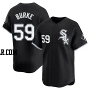 Sean Burke Men's Chicago White Sox Black Limited Alternate Jersey