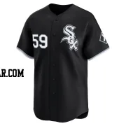 Sean Burke Men's Chicago White Sox Black Limited Alternate Jersey