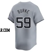 Sean Burke Men's Chicago White Sox Gray Limited Road Jersey