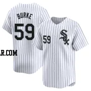 Sean Burke Men's Chicago White Sox White Limited Home Jersey