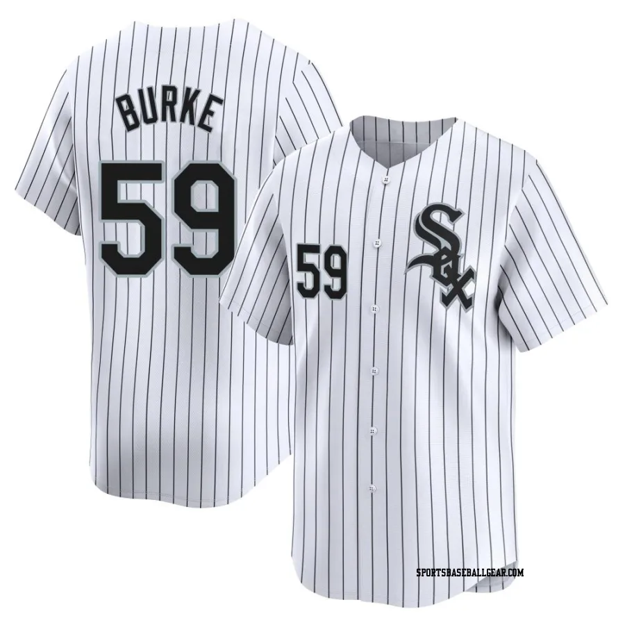 Sean Burke Youth Chicago White Sox White Limited Home Jersey