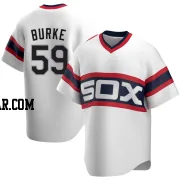 Sean Burke Youth Chicago White Sox White Replica Cooperstown Collection Jersey