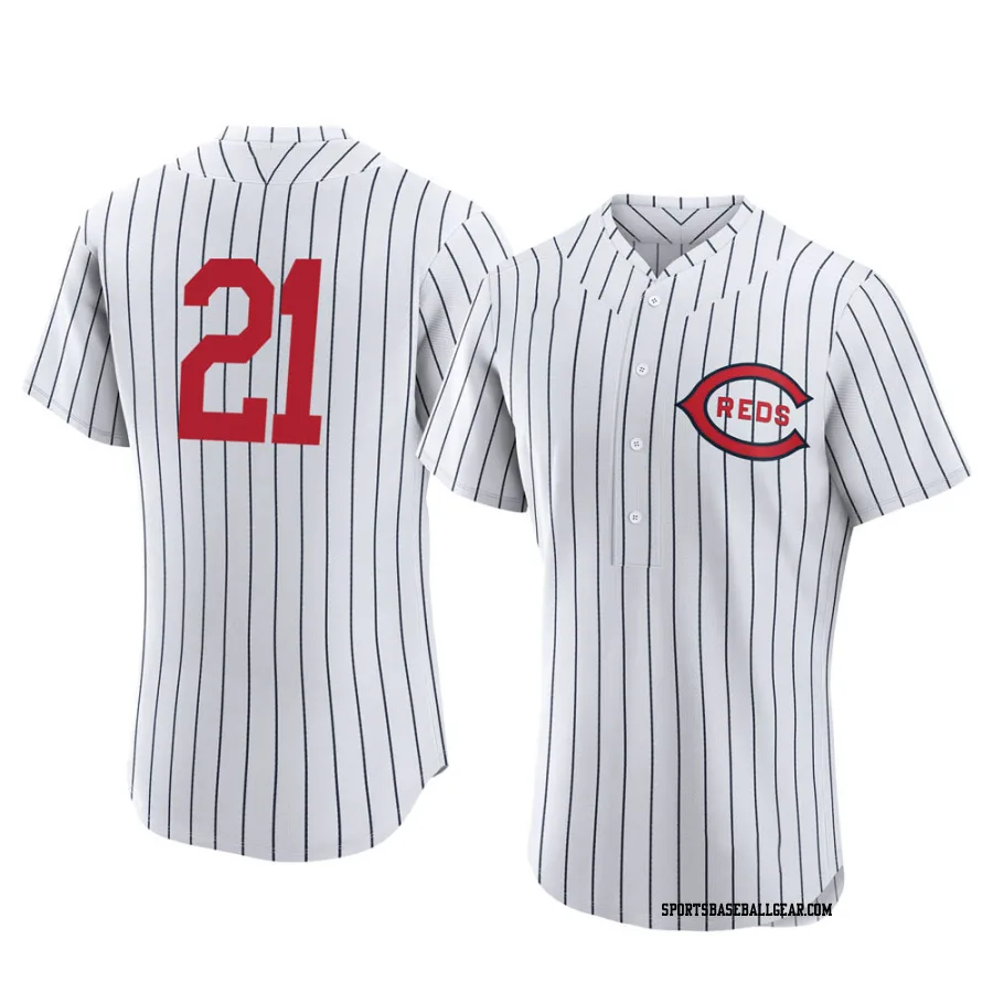 Sean Casey Men's Cincinnati Reds White Authentic 2022 Field Of Dreams Jersey