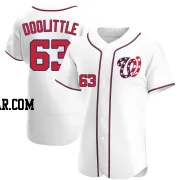 Sean Doolittle Men's Washington Nationals White Authentic Alternate Jersey