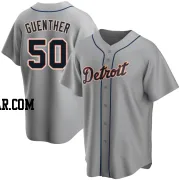 Sean Guenther Men's Detroit Tigers Gray Replica Road Jersey