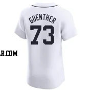 Sean Guenther Men's Detroit Tigers White Elite Home Jersey