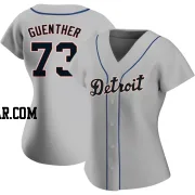 Sean Guenther Women's Detroit Tigers Gray Authentic Road Jersey