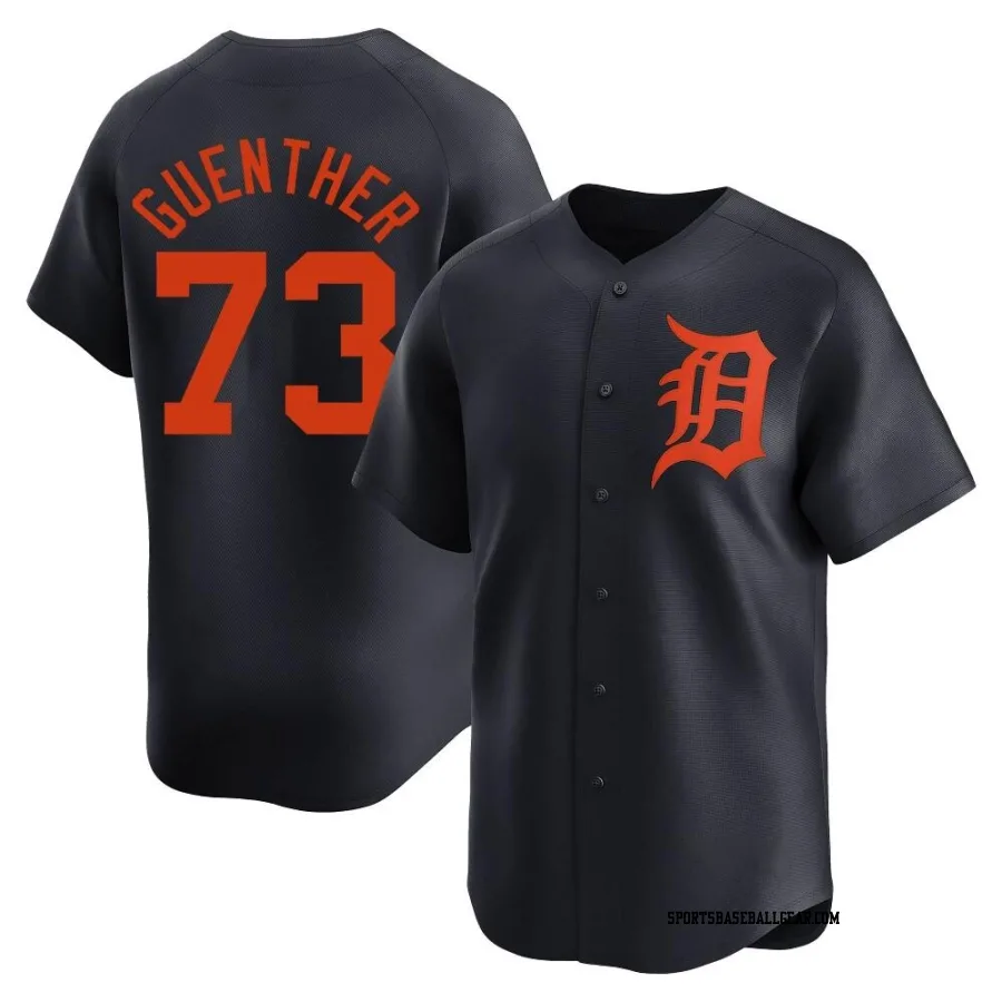 Sean Guenther Youth Detroit Tigers Navy Limited Alternate Jersey