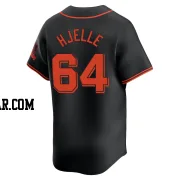 Sean Hjelle Men's San Francisco Giants Black Limited Alternate Jersey