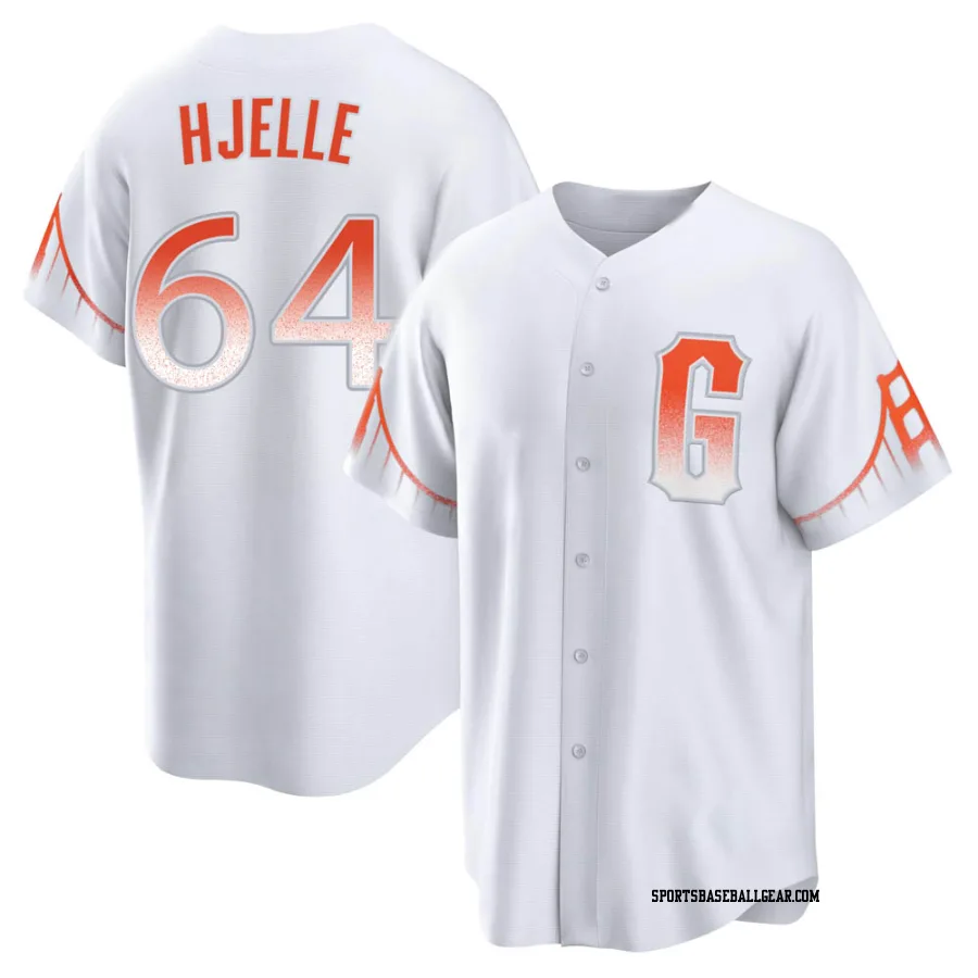 Sean Hjelle Youth San Francisco Giants White Replica 2021 City Connect Jersey