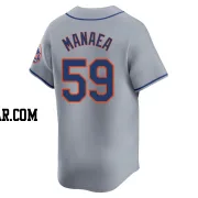 Sean Manaea Men's New York Mets Gray Limited Away Jersey