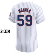 Sean Manaea Men's New York Mets White Elite Home Jersey