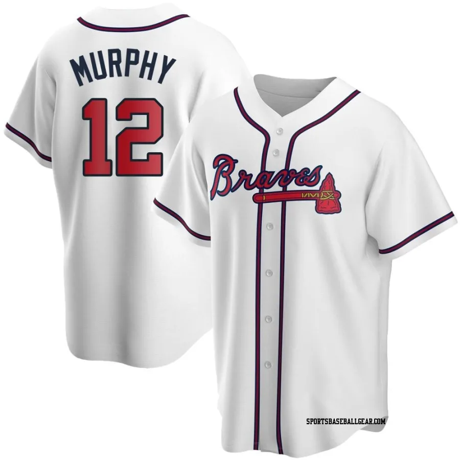 Sean Murphy Men's Atlanta Braves White Replica Home Jersey