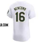 Sean Newcomb Men's Oakland Athletics White Elite Home Jersey