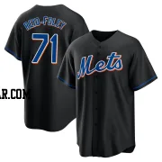 Sean Reid-Foley Men's New York Mets Black Replica 2022 Alternate Jersey