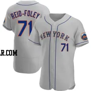 Sean Reid-Foley Men's New York Mets Gray Authentic Road Jersey