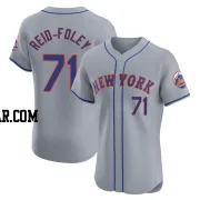 Sean Reid-Foley Men's New York Mets Gray Elite Road Jersey