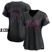 Sean Reid-Foley Women's New York Mets Black Limited Alternate Jersey