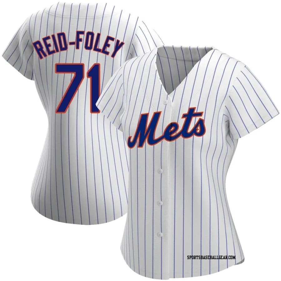 Sean Reid-Foley Women's New York Mets White Authentic Home Jersey