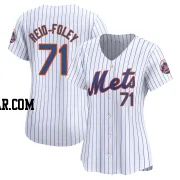 Sean Reid-Foley Women's New York Mets White Limited Home Jersey