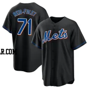 Sean Reid-Foley Youth New York Mets Black Replica 2022 Alternate Jersey