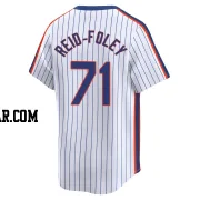 Sean Reid-Foley Youth New York Mets White Limited Cooperstown Collection Jersey